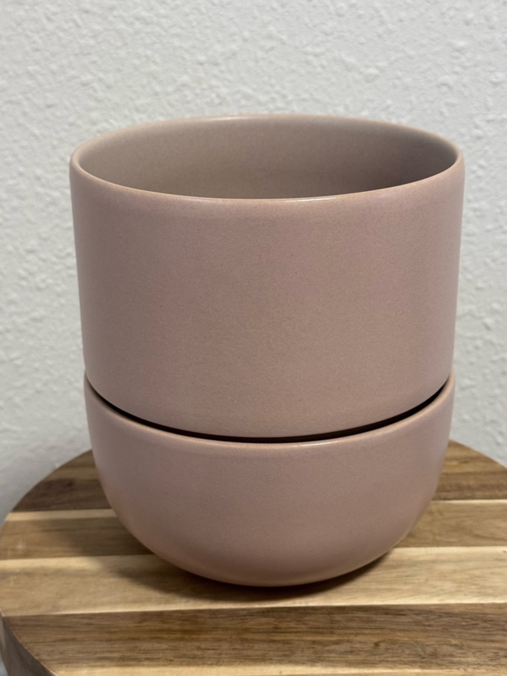 NWT Fable Home Medium Planter Shoreline Sand Matte Ceramic Minimalist Boho Pot